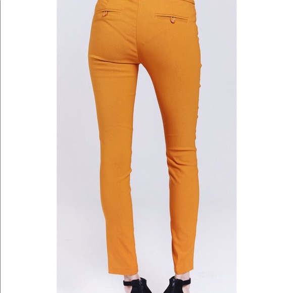 ⭐️ 5 for $25! ONLY 1 LEFT Mustard Skinny Pants - Picture 7 of 8